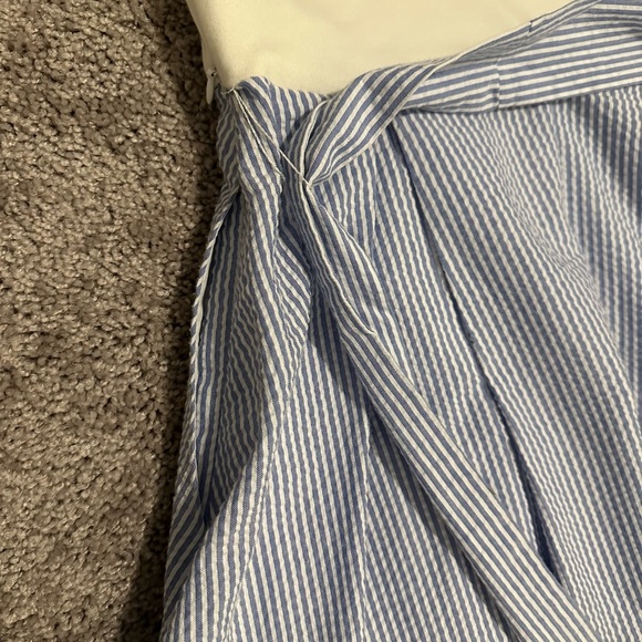 Hatch Striped Blue Dress Size 0 - Picture 4 of 10